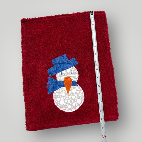 Lot/3 𝑯𝒂𝒏𝒅𝒎𝒂𝒅𝒆 Holiday Hand Towels 🎁 - Picture 12 of 15
